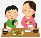 スマホを食事中に使う